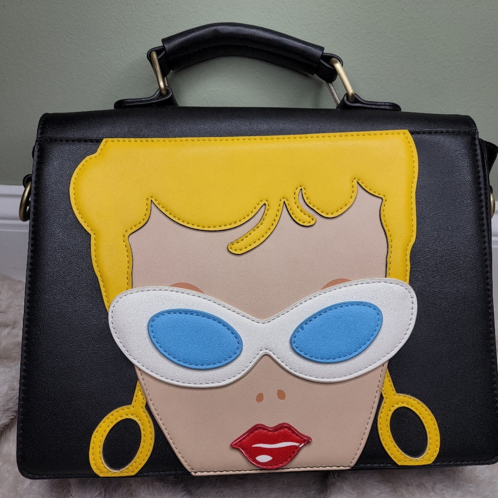 Black Barbie Unique Vintage 60th Anniversary Edition Purse.